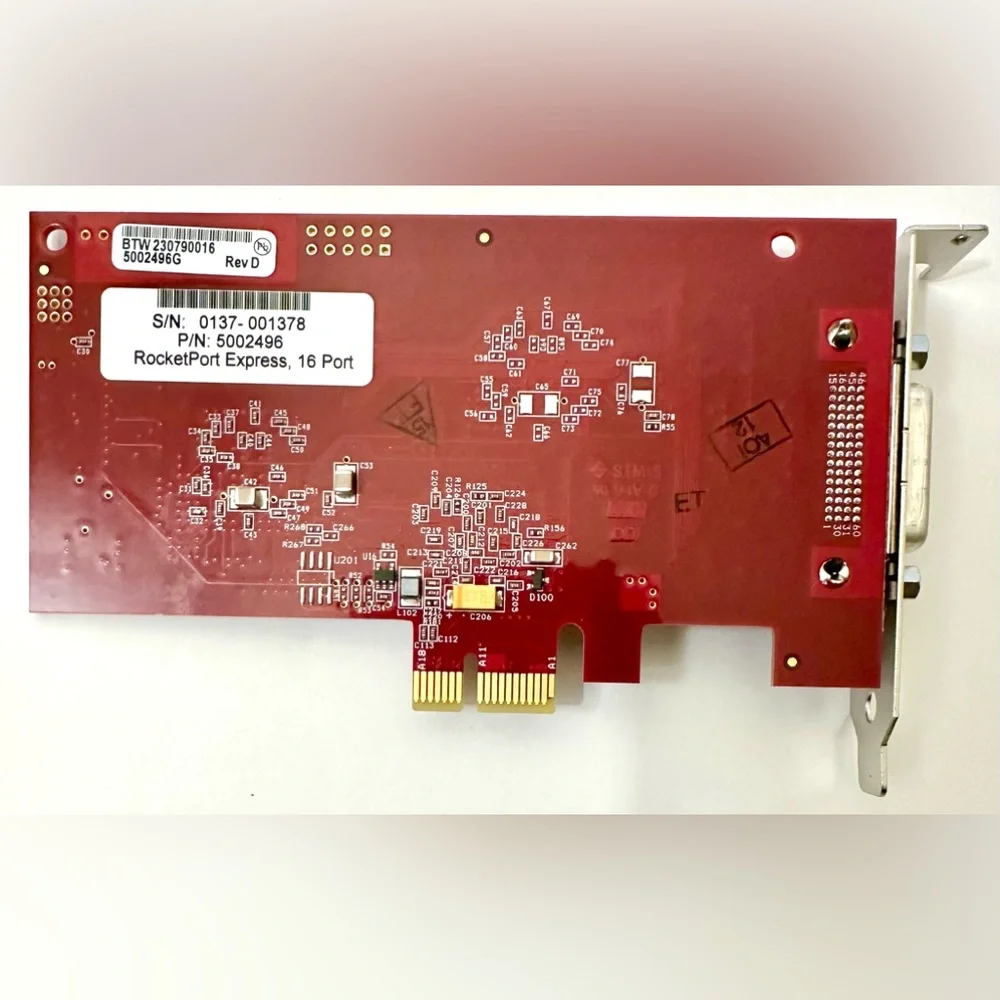 Comtrol Rocketport Express 16 Port Part Number 5002496 Multiport Serial Cards